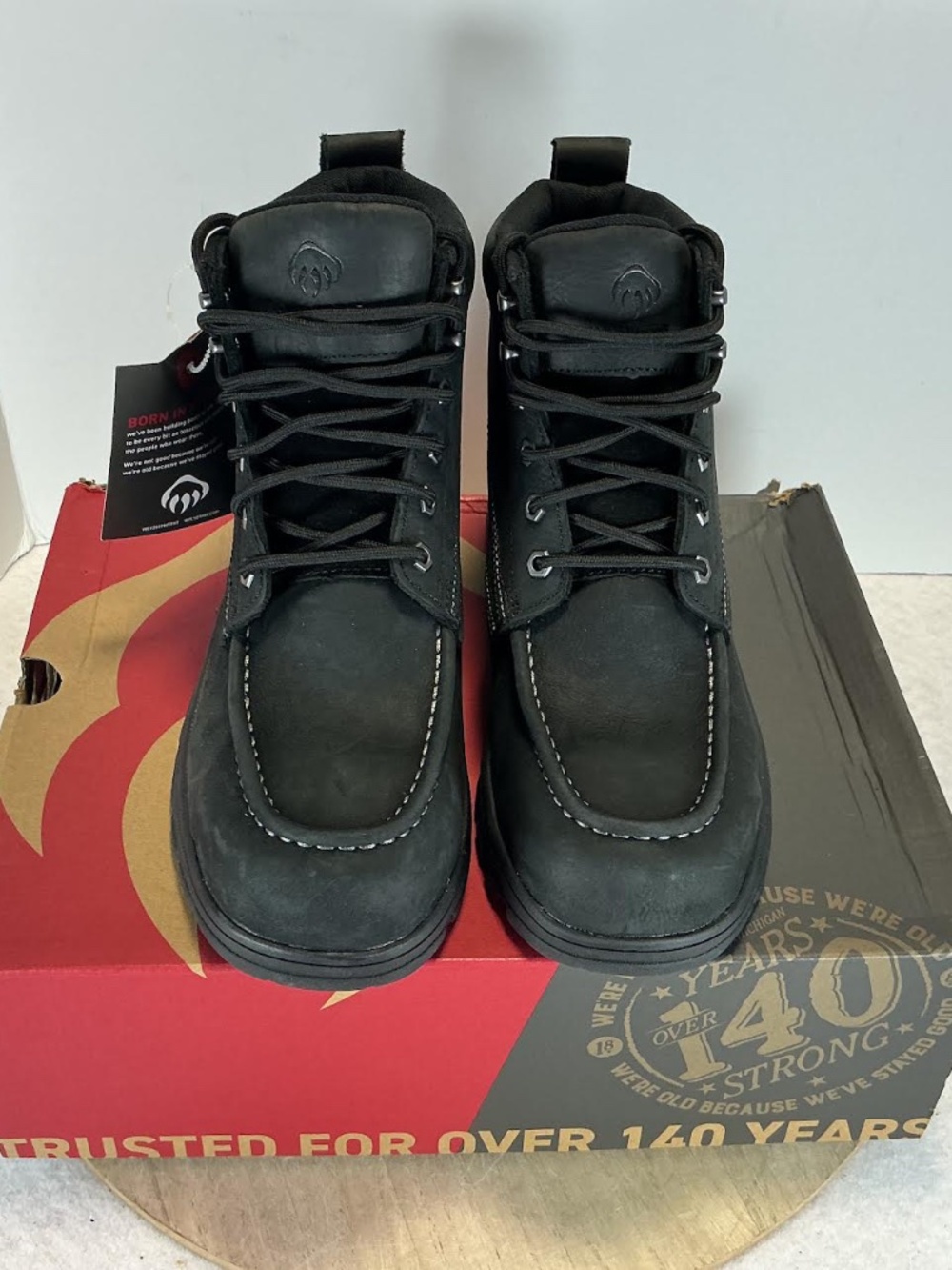 Wolverine Carlsbad Moc W251002 Men’s 11 M Steel Toe Waterproof Work Boots NIB